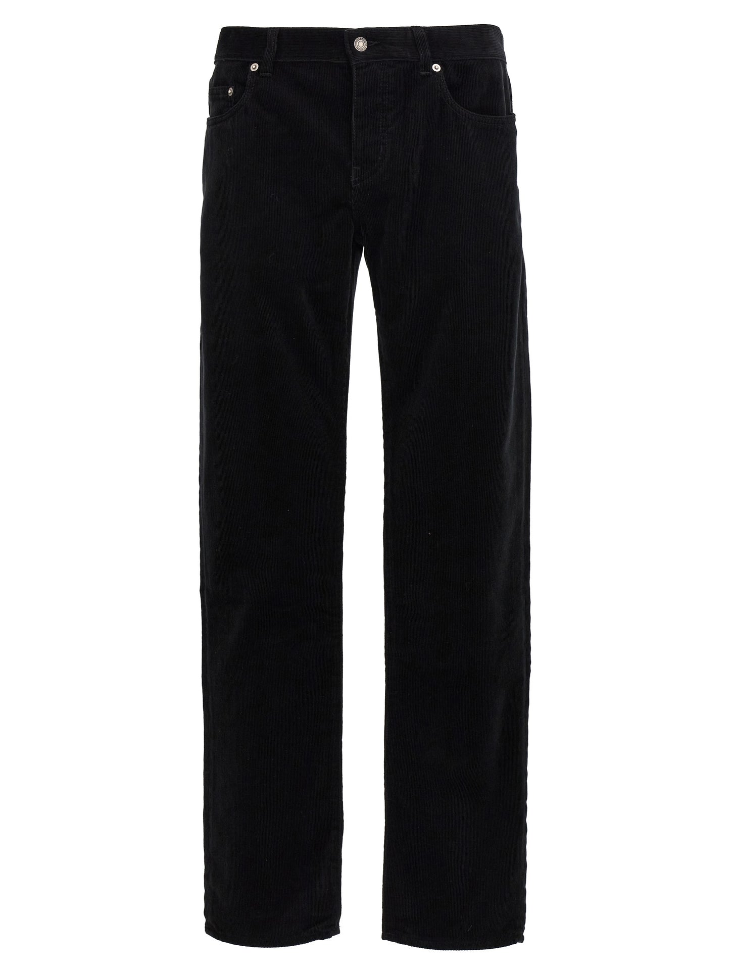Saint Laurent Black Cotton Casual Pants