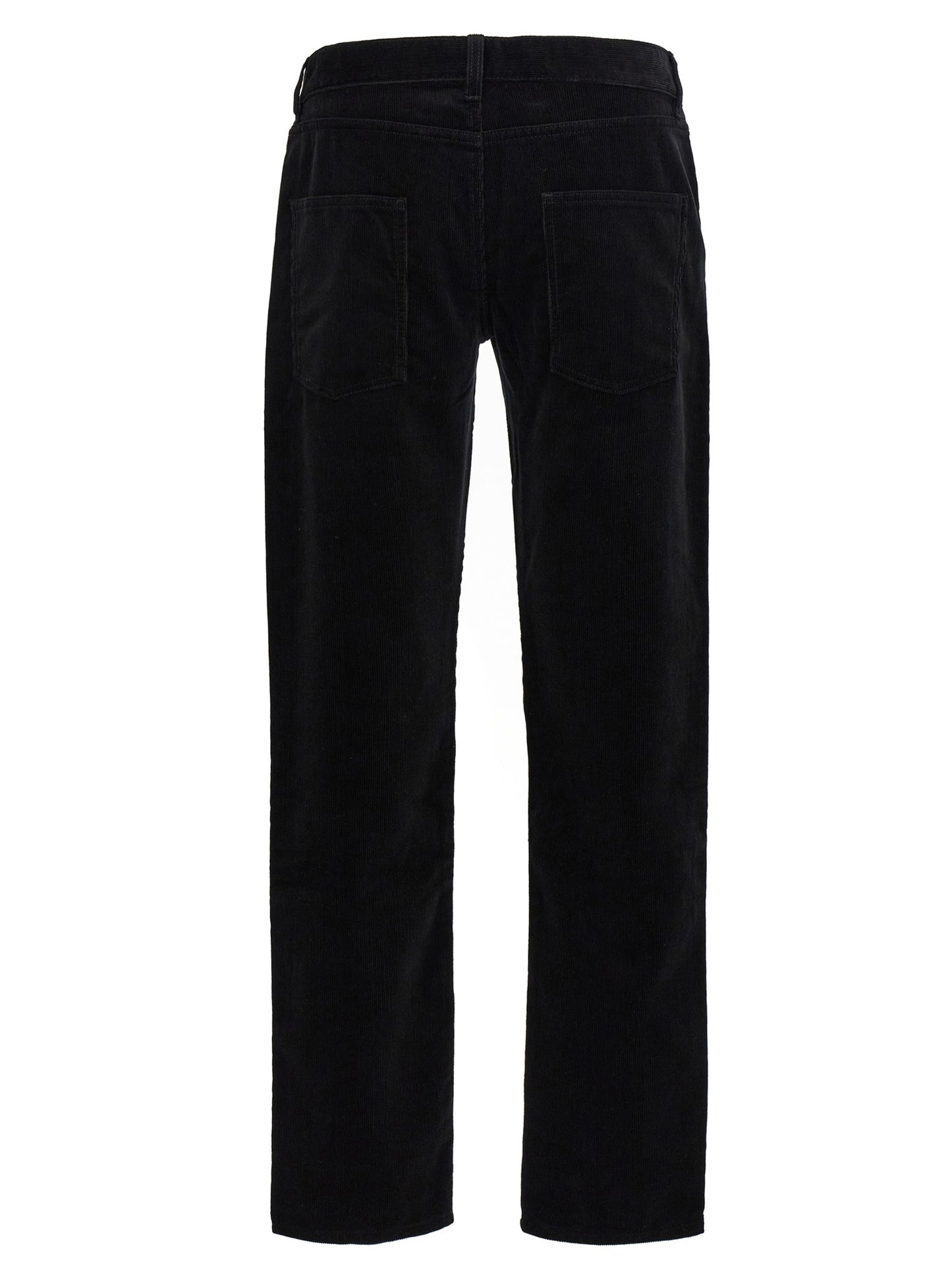 Saint Laurent Black Cotton Casual Pants