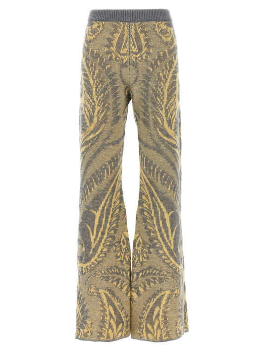 Etro Multicolor Wool Flared Pants