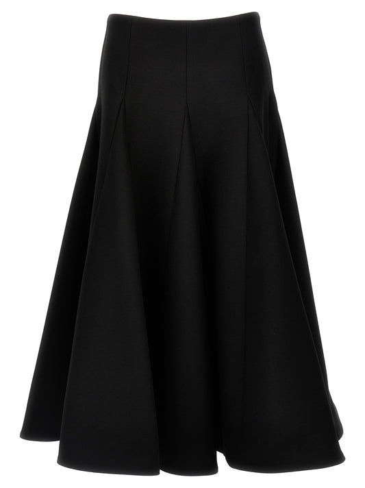 Valentino Garavani Black Virgin Wool Mini Skirt