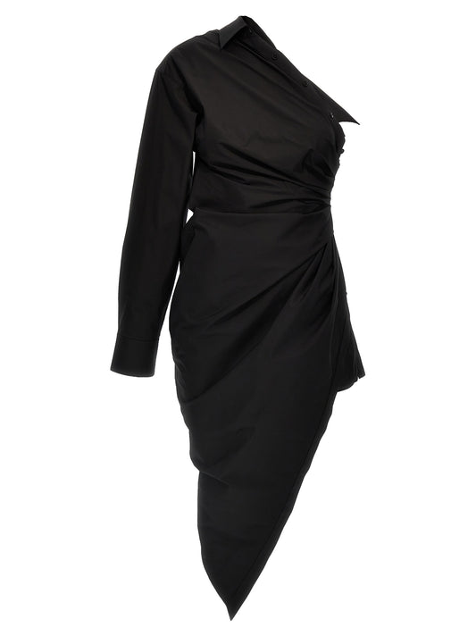Alexander Wang Black Cotton Short Dress