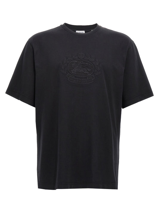 Burberry Black Cotton T-Shirt