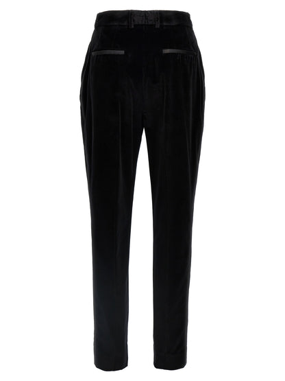 Dolce & Gabbana Black Cotton Dress Pants