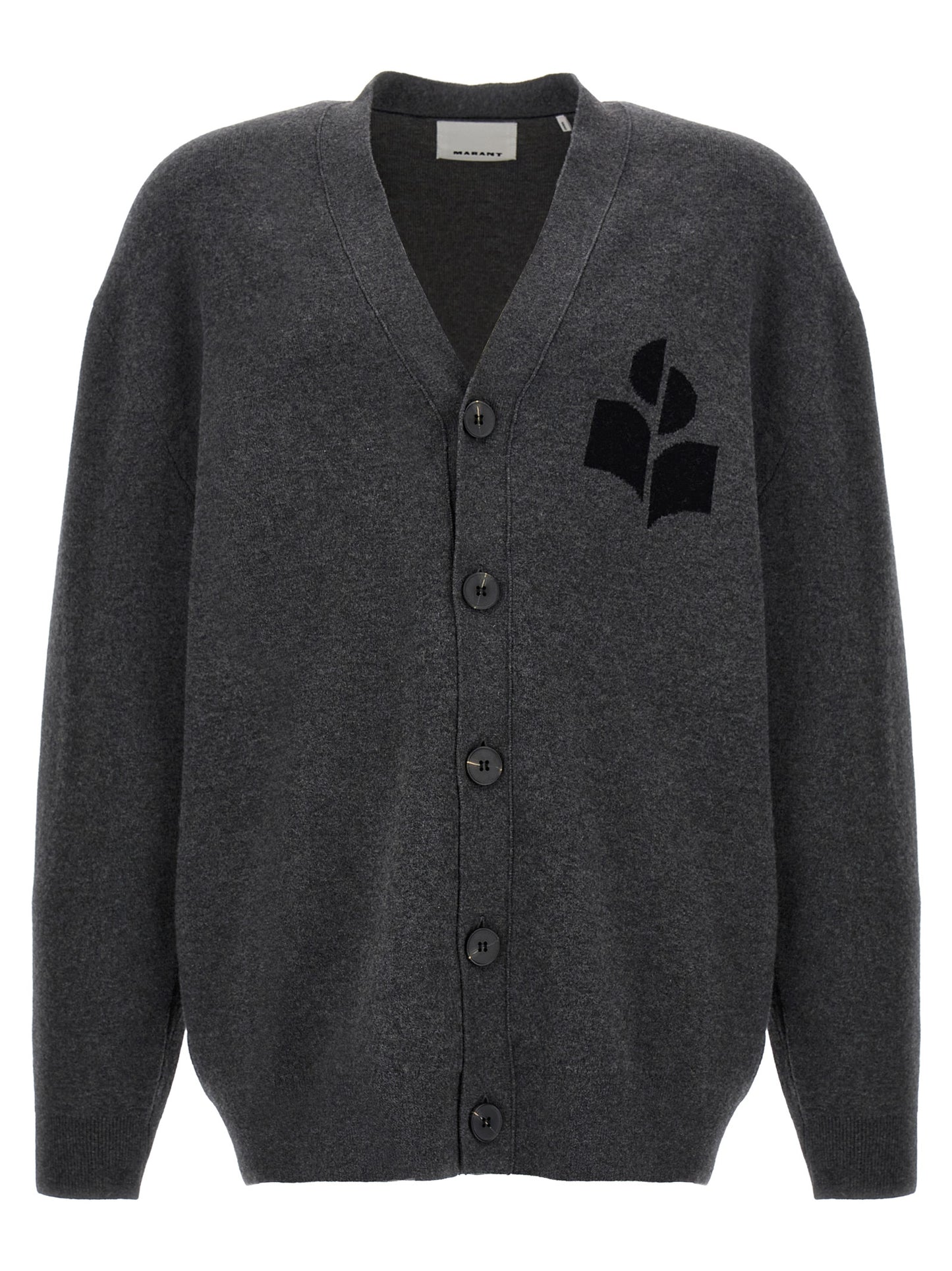 Isabel Marant Gray Cotton Cardigan