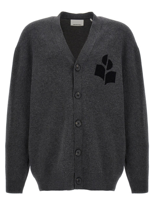 Isabel Marant Gray Cotton Cardigan