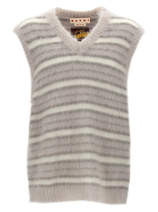Marni Gray Mohair Sweatshirt
