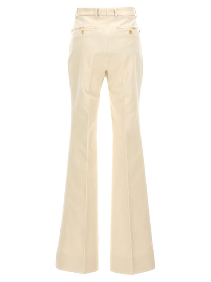 Tom Ford White Cotton Flared Pants
