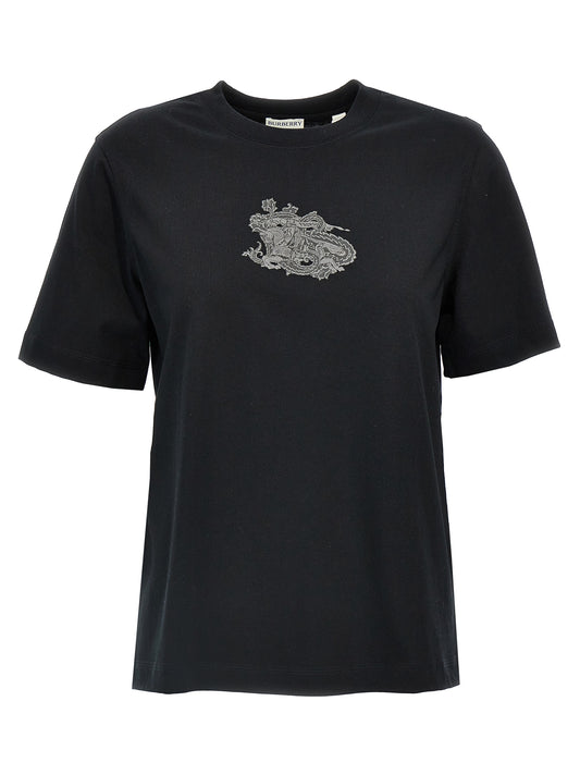 Burberry Black Cotton T-Shirt