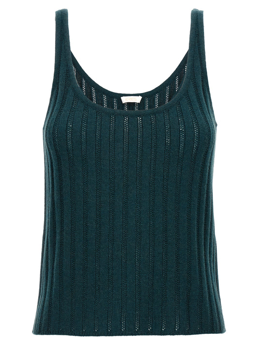 Eres Bicolor Wool Sleeveles T-Shirt