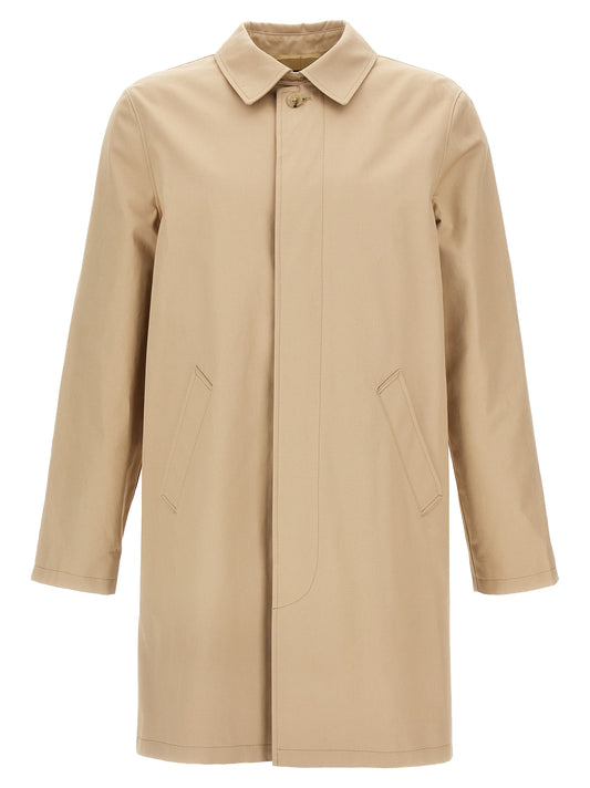 A.P.C. Beige Cotton Coat
