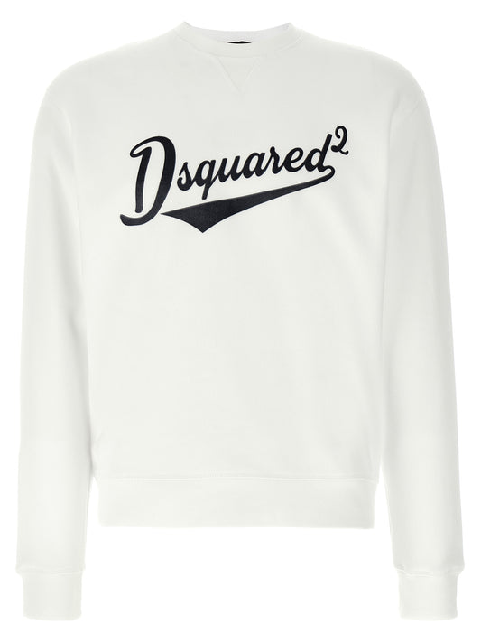 Dsquared² White Cotton Sweatshirt
