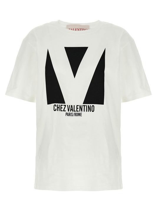 Valentino Garavani White Cotton T-Shirt