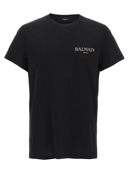 Balmain Black Organic Cotton T-Shirt