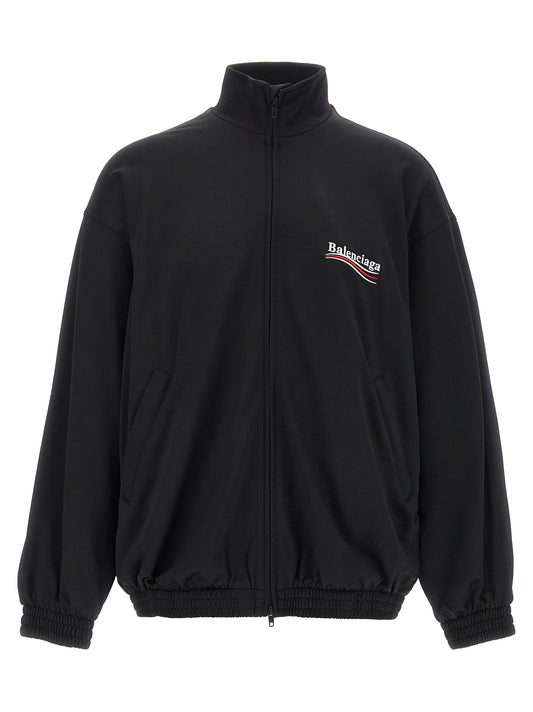 Balenciaga Black Polyamide Sweatshirt