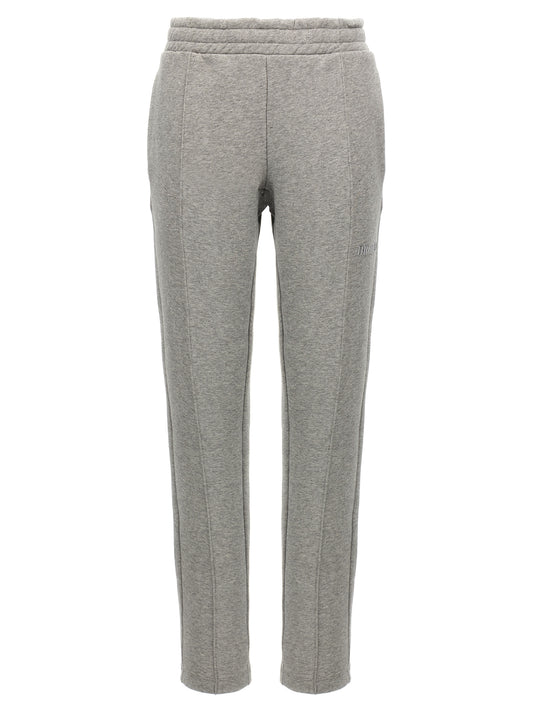 The Attico Gray Cotton Joggers (Workout Pants)