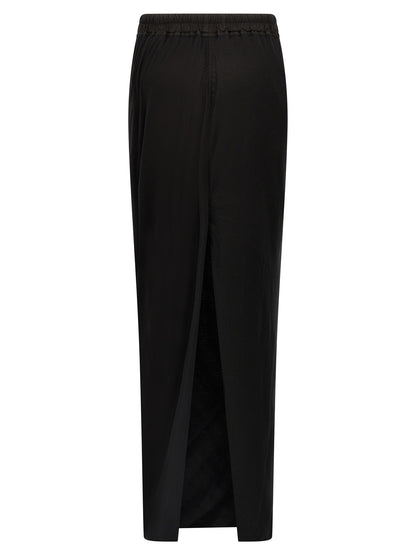 DRKSHDW Black Cotton Mini Skirt