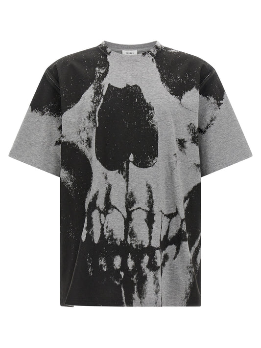Alexander McQueen Gray Cotton T-Shirt