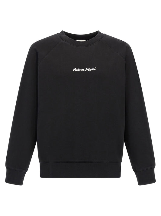 Maison Kitsuné Black Cotton Sweatshirt