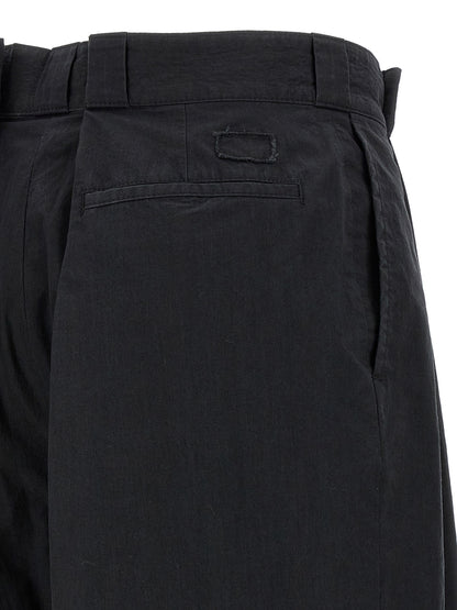 Maison Margiela Black Cotton Casual Pants