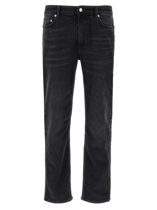 Jeans by Department 5 for men in stretch denim cotton black features an refined tailoring silhouette, showcasing a premium with a and long cut for a refined tailoring look.