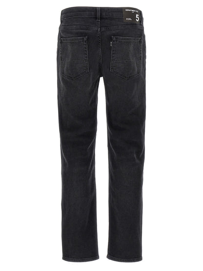 Department 5 Black Cotton Jeans Denim