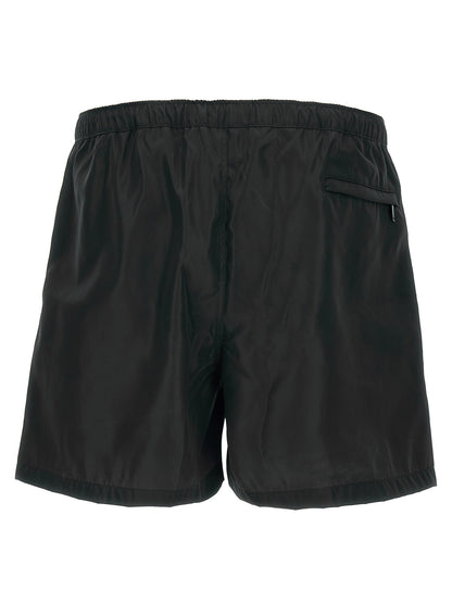 Valentino Garavani Black Polyamide Swim Shorts
