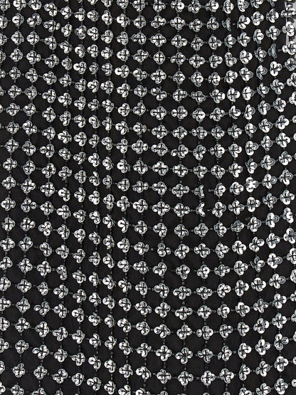 Max Mara Black Silk Short Dress
