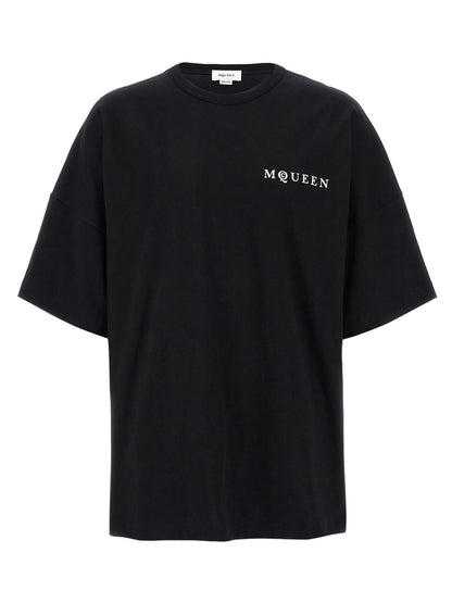 Alexander McQueen Bicolor Cotton T-Shirt
