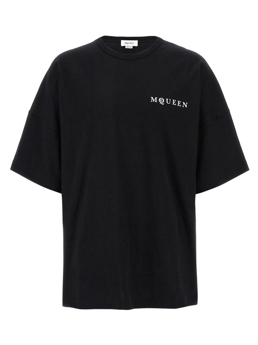 Alexander McQueen Bicolor Cotton T-Shirt