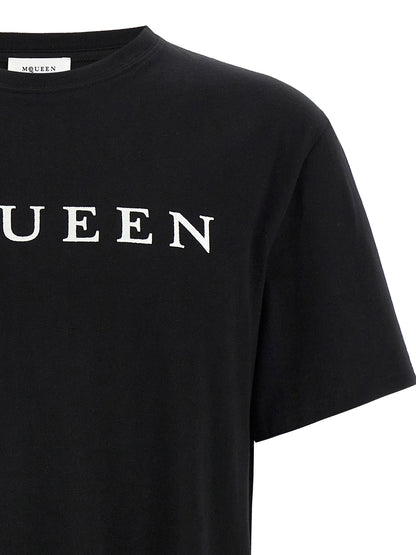 Alexander McQueen Bicolor Cotton T-Shirt