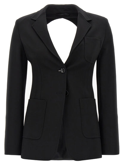 Max Mara Black Viscose Blazer