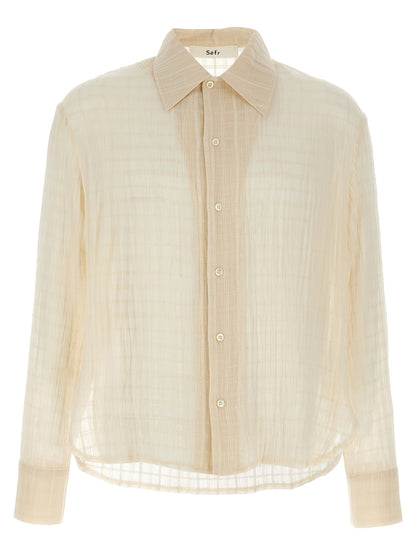 SÉFR Beige Cotton Blouse