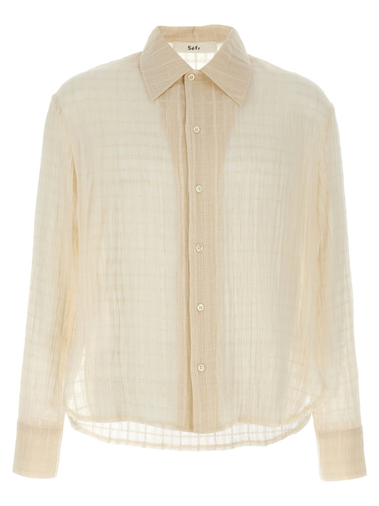 SÉFR Beige Cotton Blouse