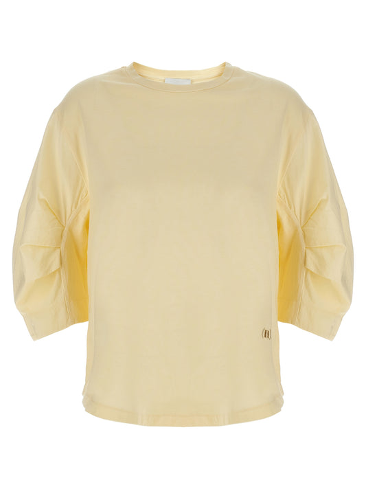 NUDE Beige Cotton T-Shirt