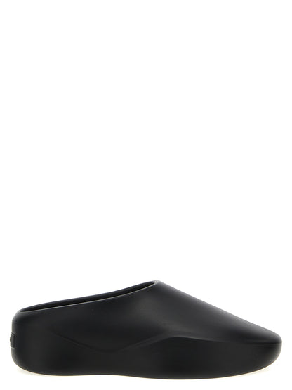Fear Of God Black Rubber Clogs