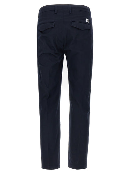 Department 5 Blue Cotton Cropped Pants