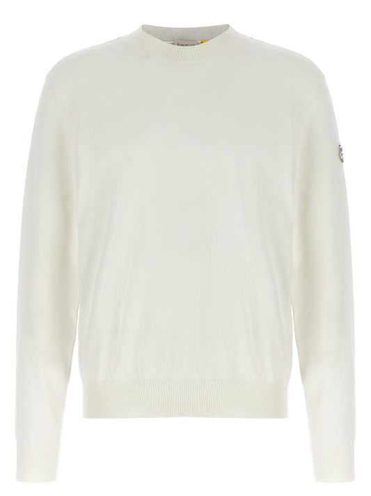 MONCLER GENIUS White Cotton Cardigan