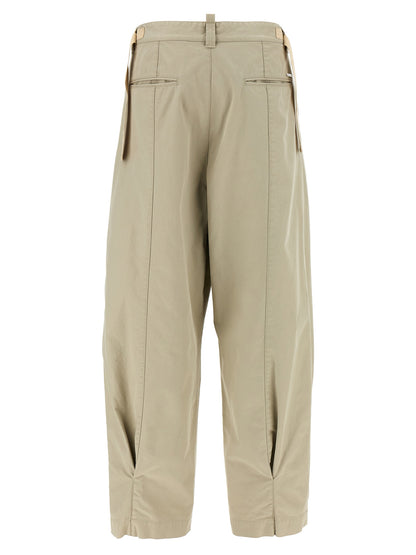 Dsquared² Beige Cotton Casual Pants