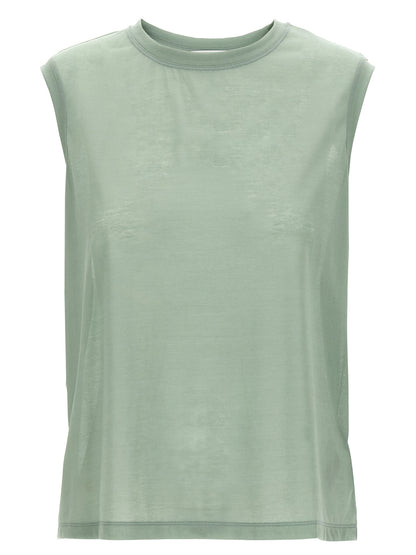 Victoria Beckham Bicolor Cotton Sleeveles T-Shirt