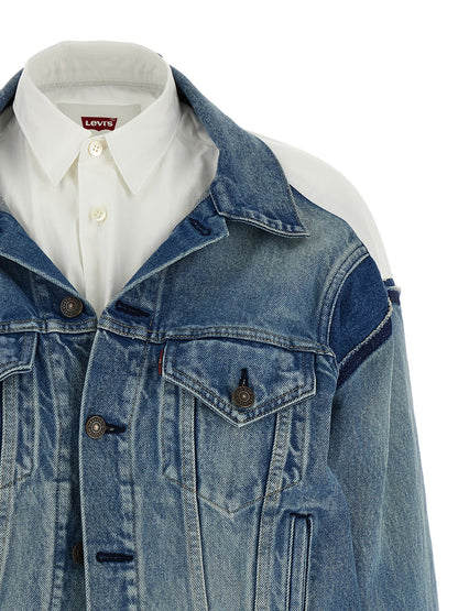 Junya Watanabe Multicolor Cotton Denim Jacket