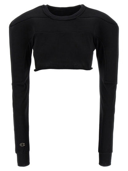 Rick Owens Black Cotton Cardigan