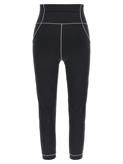 Moncler Grenoble Black Polyamide Leggings