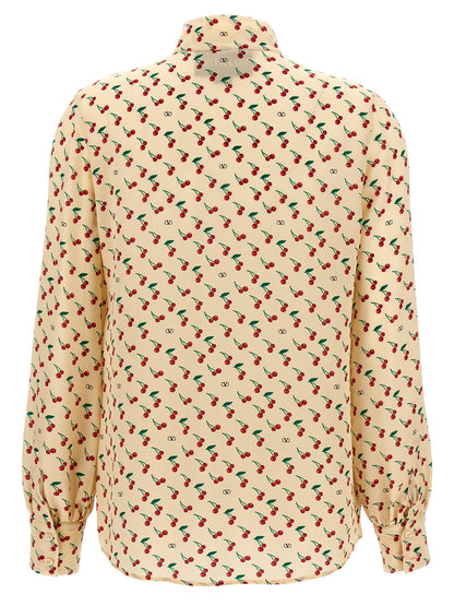 Valentino Garavani Beige Silk Blouse