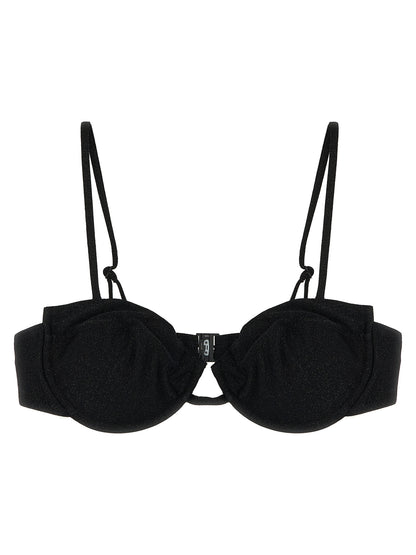 MC2 Saint Barth Black Viscose Bikini