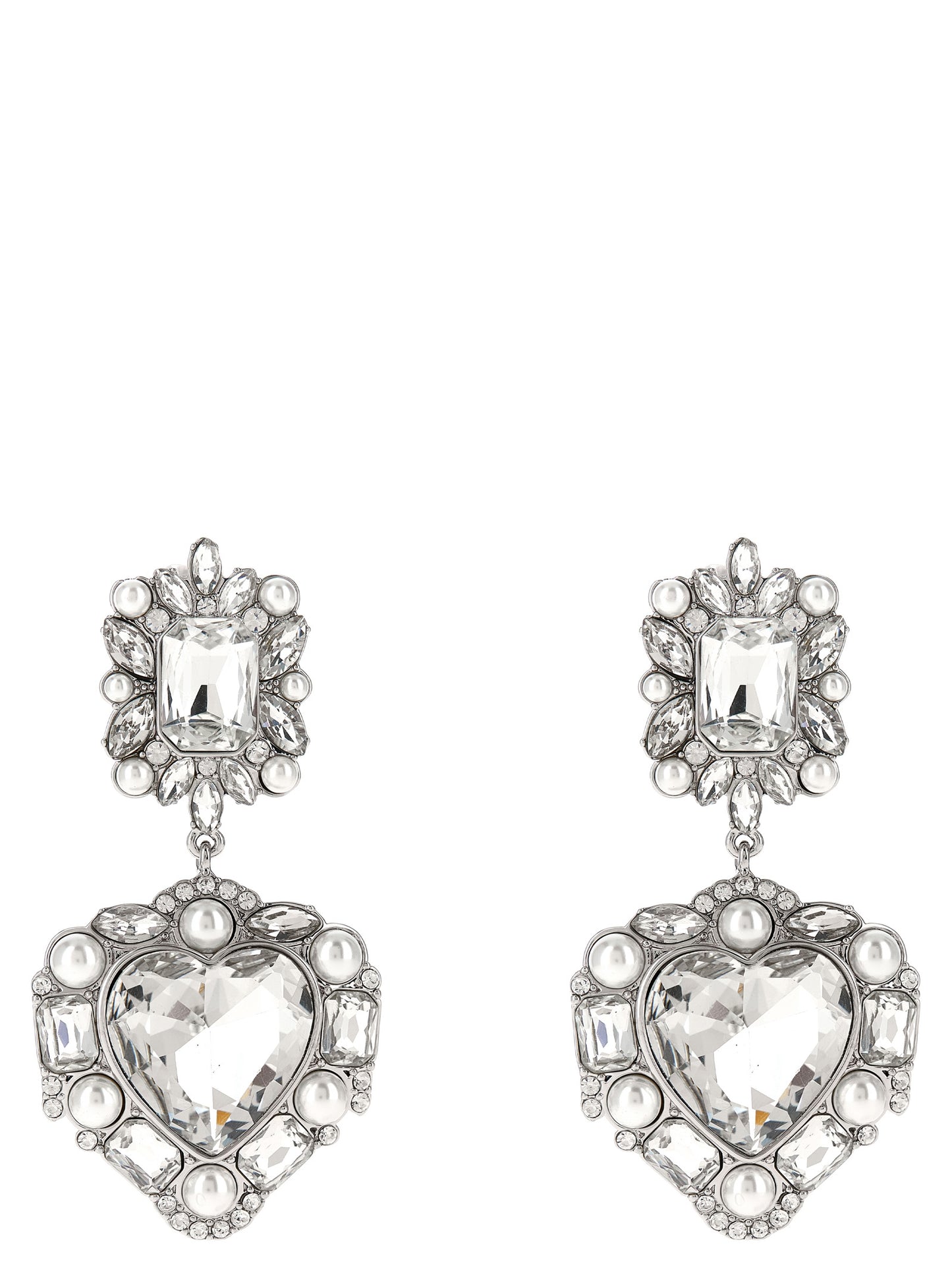 Self-Portrait Silver Cotton Earrings