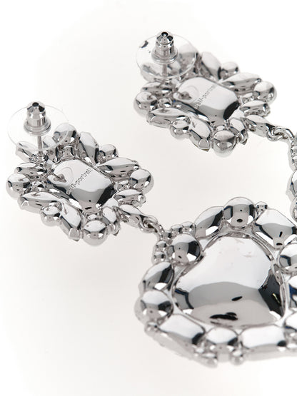 Self-Portrait Silver Cotton Earrings