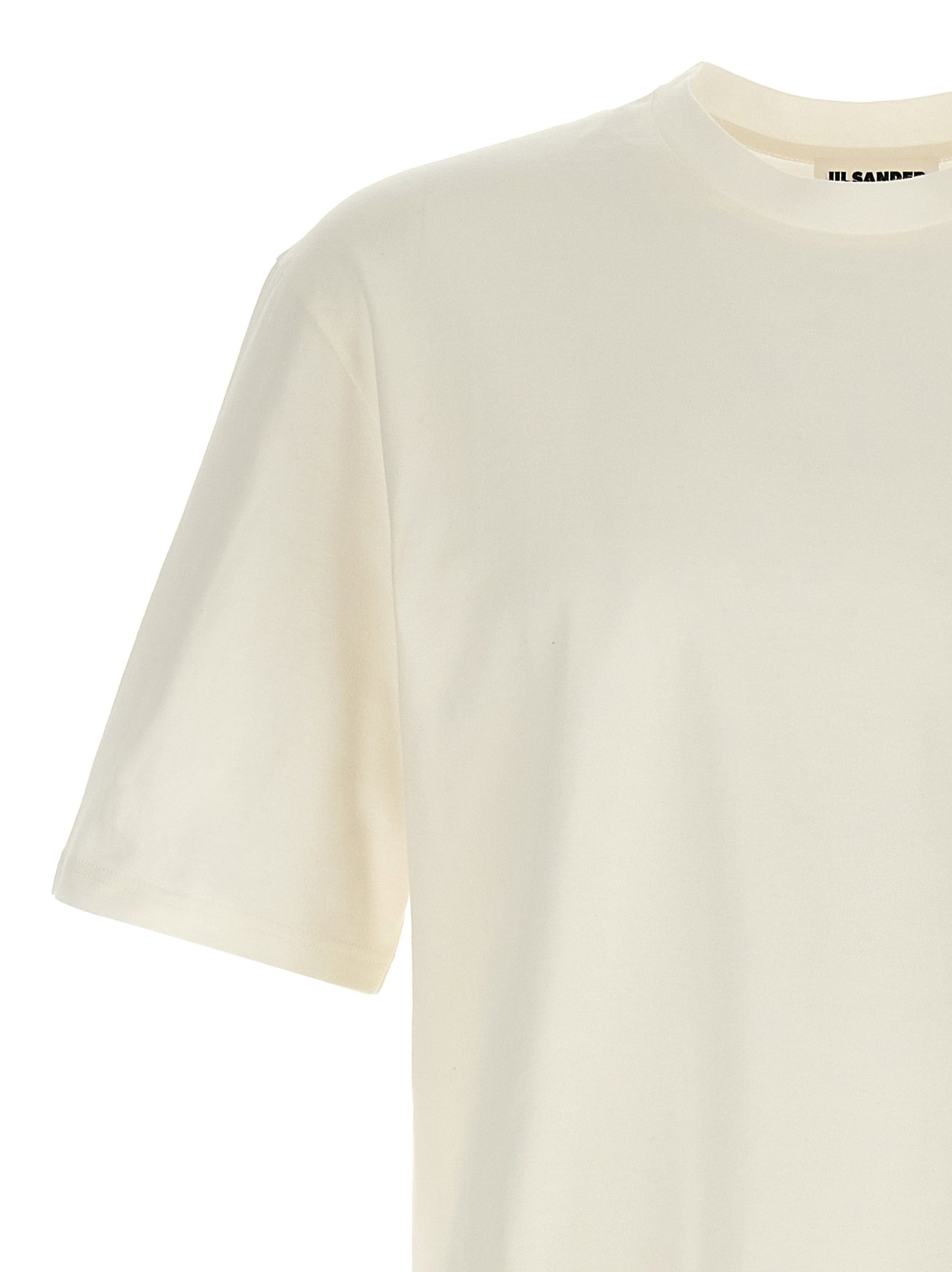 Jil Sander White Cotton Long Sleeve T-Shirt