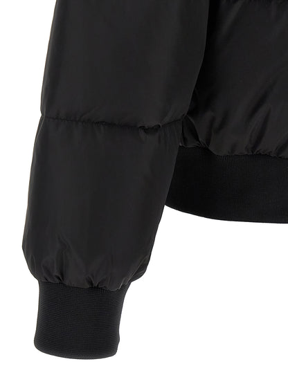 Dsquared² Black Polyamide Bomber