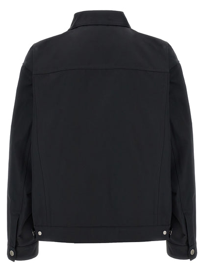 Dsquared² Black Polyester Full-Length Jacket
