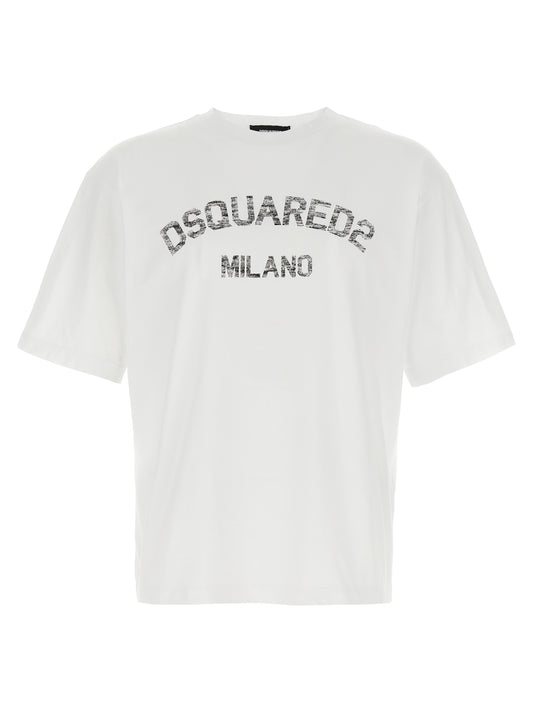 Dsquared² White Cotton T-Shirt